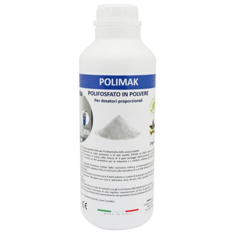 FLACONE DI POLIFOSFATO IN POLVERE PER DOSATORI 1 kg