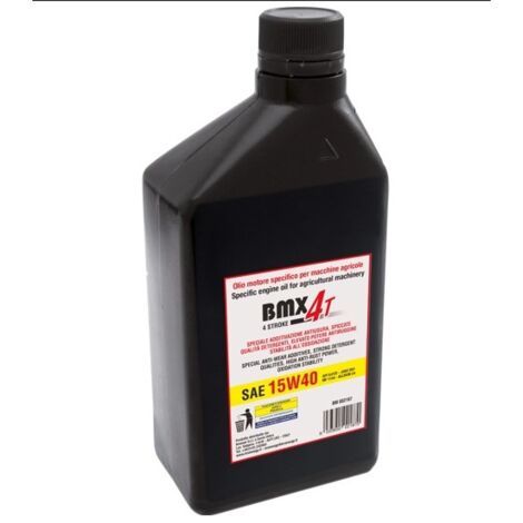 Flacone olio motore BMX 4T 600 ml dose per cambio olio motore del rasaerba