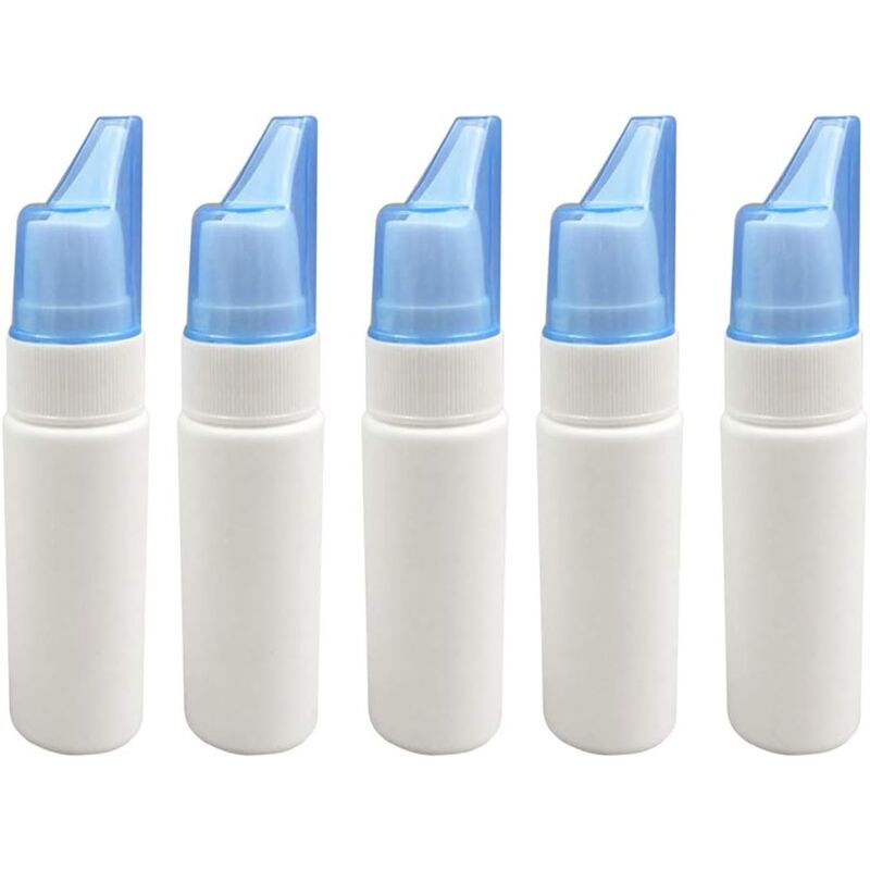 Tuserxln - Flacons de pulvérisation nasale 5pcs pulvérisateurs nasaux en plastique vides contenant réutilisable pulvérisateur de brume fine (60ml)