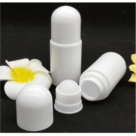 Flacons Roll-On Vides 50ml, 10 Pièces pour Huiles Essentielles, Parfums et Soins Naturels