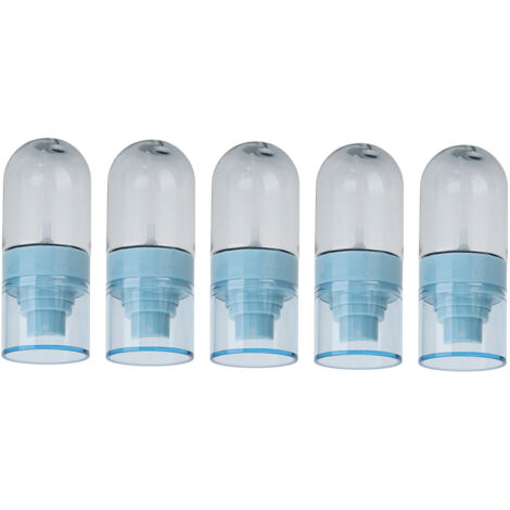 Flacons vaporisateurs vides 5x50ml en plastique transparent pour voyage, lotion, désinfectant