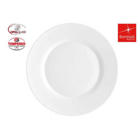 Flad plade Bormioli (ø 25 cm) (Pack 6 uds)