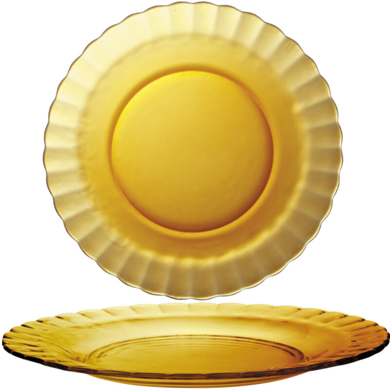 Duralex Picardie Amber Orange Teller 230 X 20 Mm - 6er-set