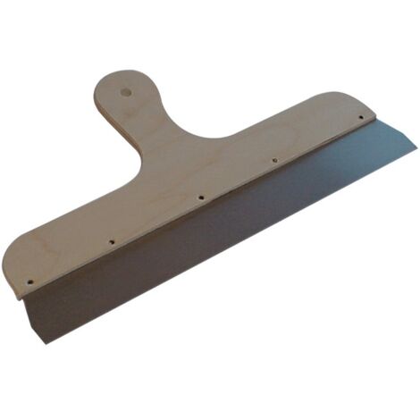 Flächendekorspachtel B.600mm Holzgr.poliertes Stahlblatt