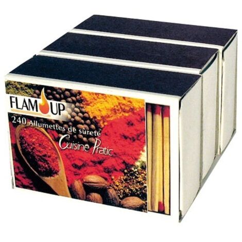 FLAM UP - Allumettes cuisine tripack (3x240)