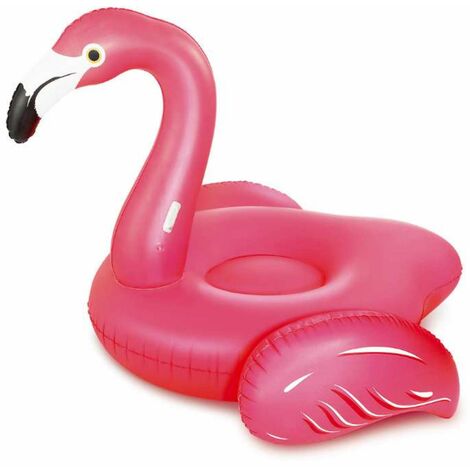 Flamant rose gonflable XXL