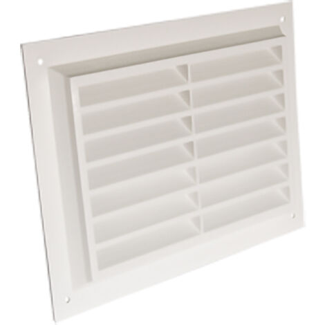 Flambeau STAD Louv Vent White Plasterable 273x197 BM72/1