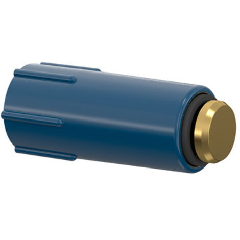 Flamco Baustopfen m. Messing-Gewinde, blau G1/2a Kunststoff, MS, F22309