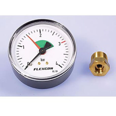 Flamco manomètre flexcon 1 4 63mm radial