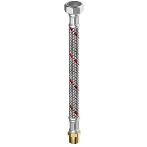 Flamco Meiflex Manguera blindada calefacción/clima 1 pulgada IG x 1" AG, 1000 mm, M4325.1134.100