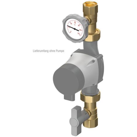Flamco Pumpenabsperrset C 1 1/4", ohne Schwerkraftbremse