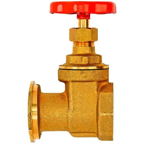 MEIBES Flamco Pumpenschieber 1" Flansch x 1" Innengewinde,mit Schwerkraftbremse