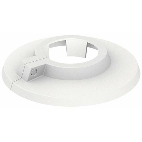 Flamco – Rosace de finition en PVC blanc 16mm – Adaptée tuyaux 1/8 à 3/8 – Finition esthétique et soignée – Compatible avec installations professionnelles