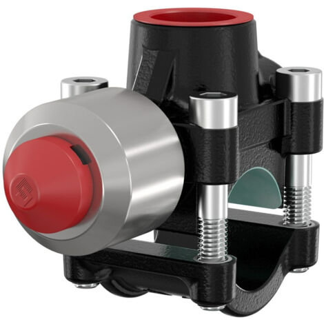 Flamco T-Plus Anschießkupplung 1 für Stahl-Gewinderohr Rp 3/4"