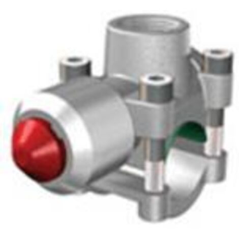 Flamco T-Plus Anschießkupplung 2 1/2" für Stahl-Gewinderohr Rp 1 1/4