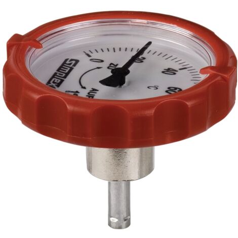 Flamco Thermometergriff DN20-50 Kst. rot, F10198