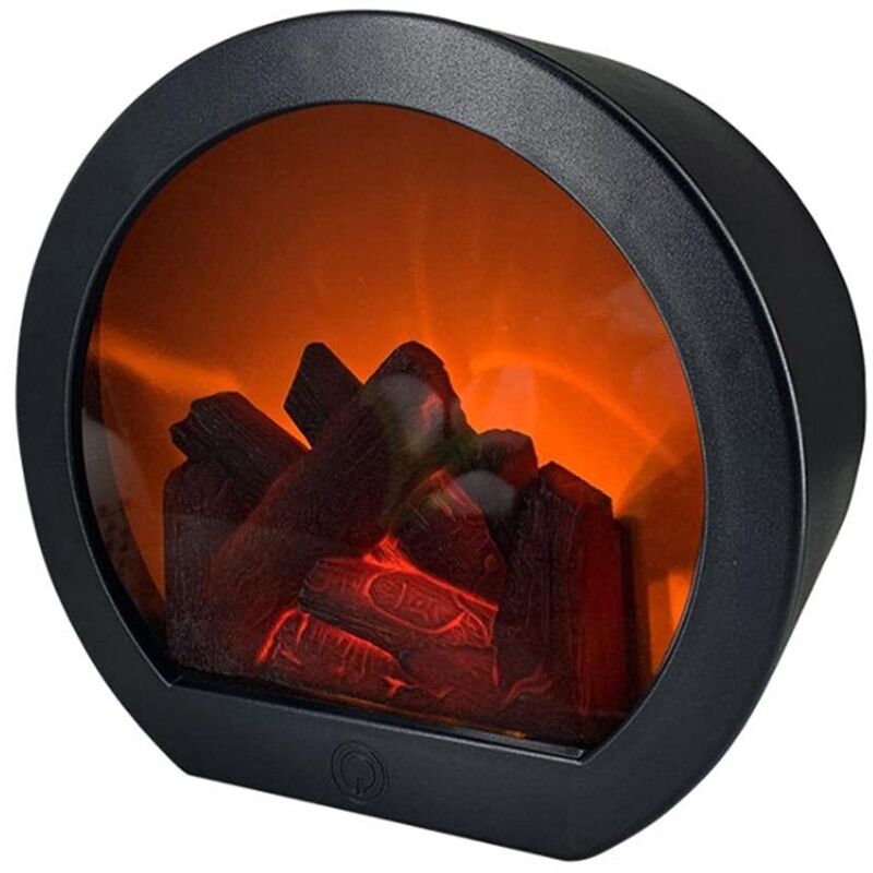 Flame Fireplace Light, Les Flammes Artificielles Ne Causent Pas D'accidents de Choc électrique, Utilisent Une Utilisation Plus Sûre, Créant Une