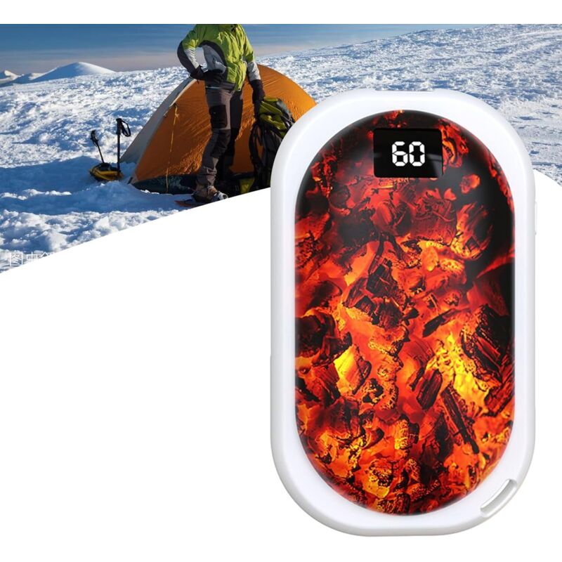 Image of Flame Hand Warmer Rechargeable Portable Electric&hellip;