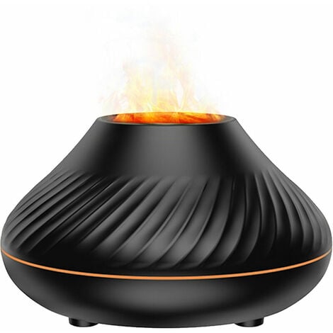 3D Flame Light RGB Air Humidifier Essential USB Oil Diffuser Bedroom Home  Decor