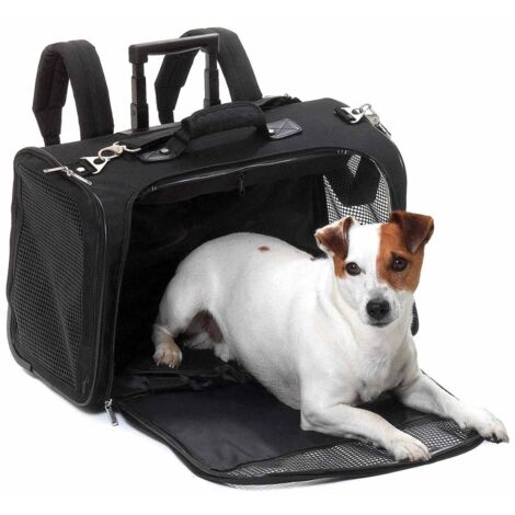 FLAMINGO Carrito de mascota Smart Trolley 54x25,5x36,5 cm negro 31470
