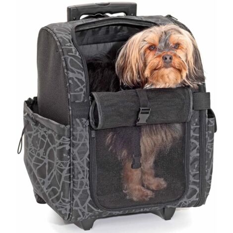 FLAMINGO Carrito para mascotas Smart City 32x29x52 cm negro 31392