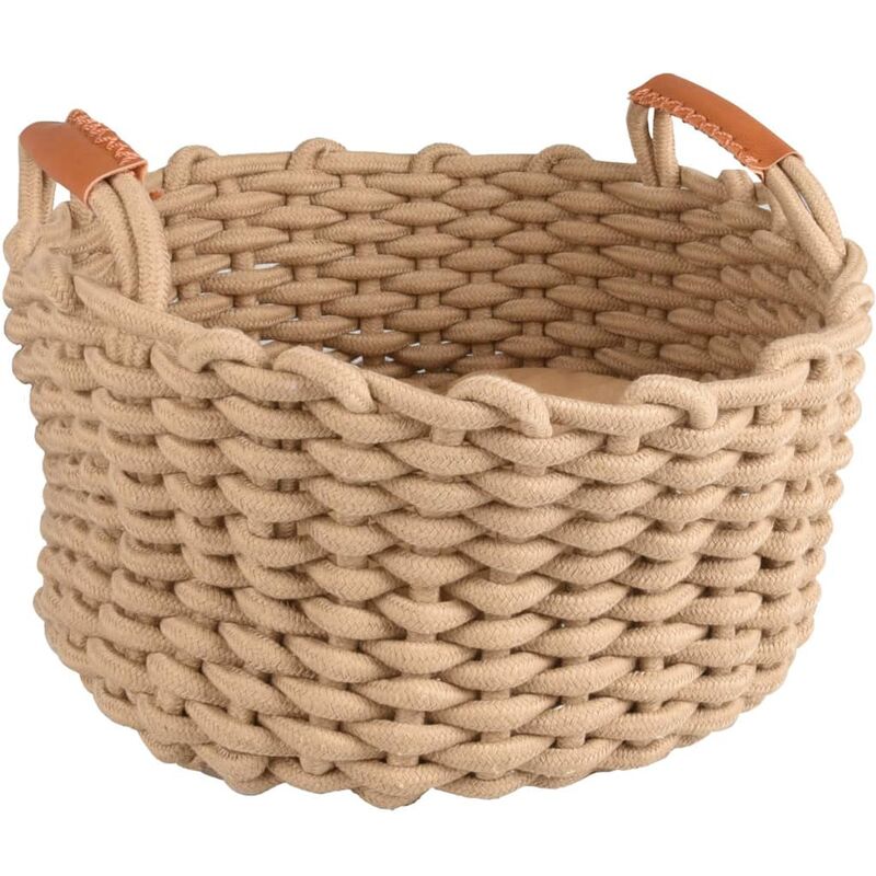 

Cesta para mascotas con cojín Enya redonda beige 34x18 cm - Beige - Flamingo