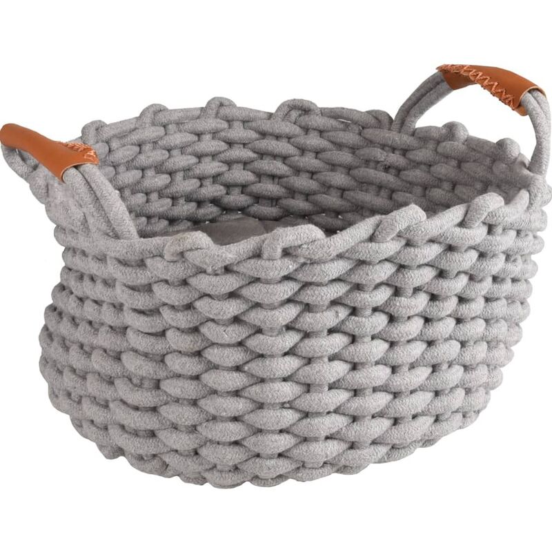 

Cesta para mascotas con cojín Enya redonda gris 34x18 cm - Gris - Flamingo