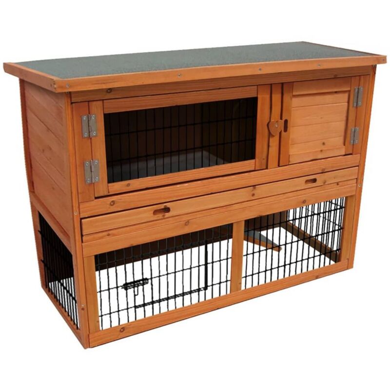 

FLAMINGO Conejera Loft 111x45x78 cm marrón - Marrón