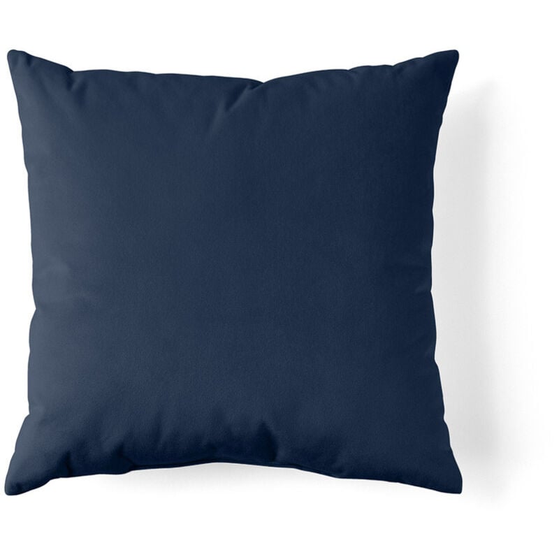 Flamingo - coussin - 60x60 - en velours - bleu