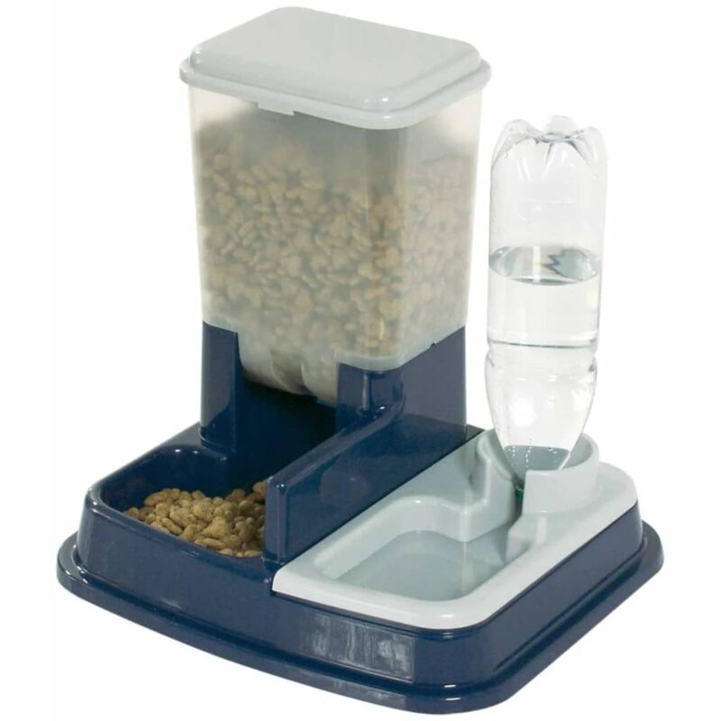 

FLAMINGO Dispensador de comida y agua para mascotas Duo Max azul 5344046 - Azul