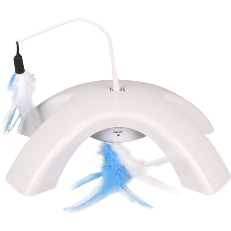 

FLAMINGO Juguete electrónico para gatos Draco 23,2 cm - Blanco