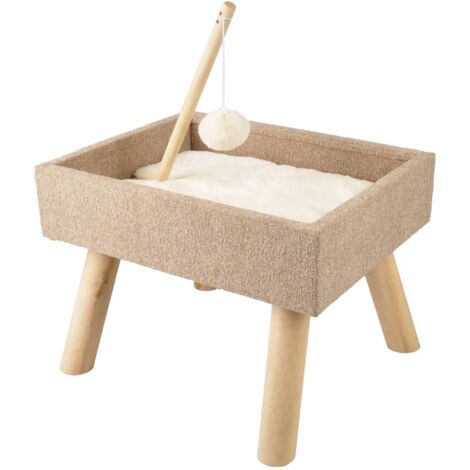 FLAMINGO Lit pour chats Scandi Beige 43,5 x 40 x 54,5 cm 560553
