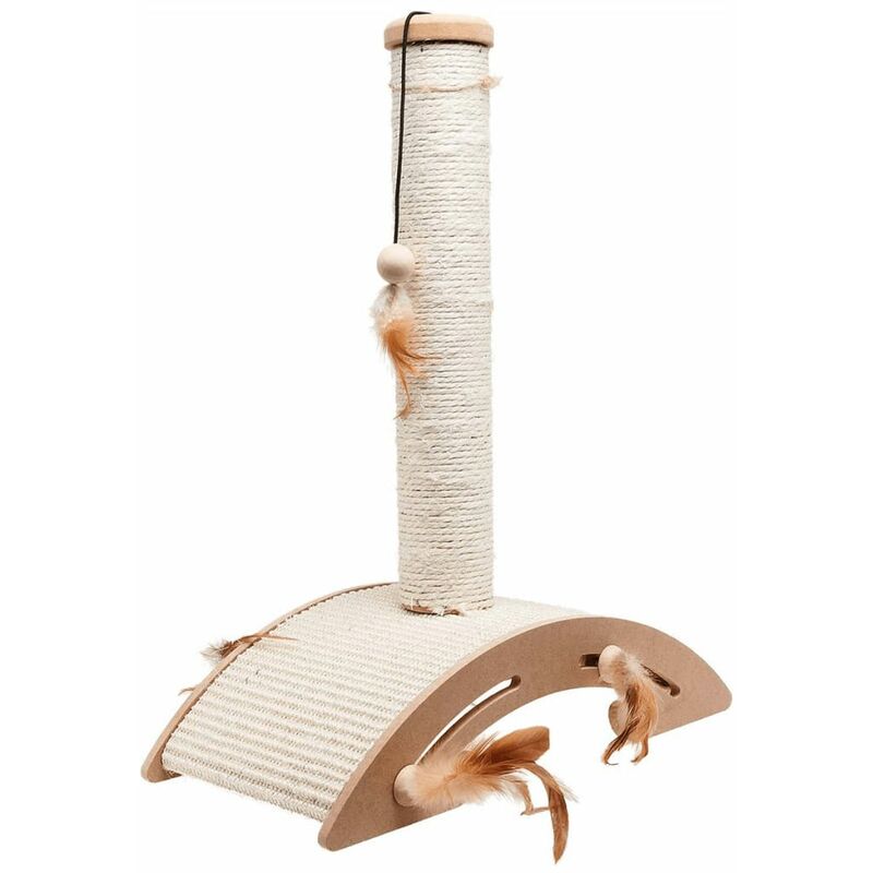 

FLAMINGO Poste rascador para gatos Ella beige de 52cm - Beige