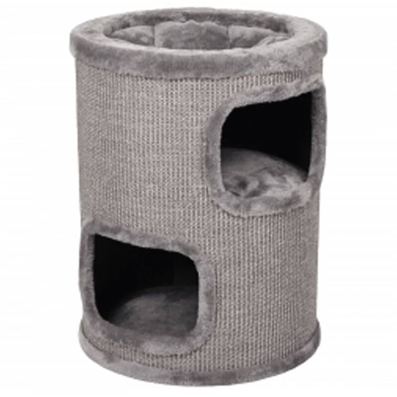 

FLAMINGO Rascador para gatos en forma de barril Enes gris S 42x42x56cm - Gris