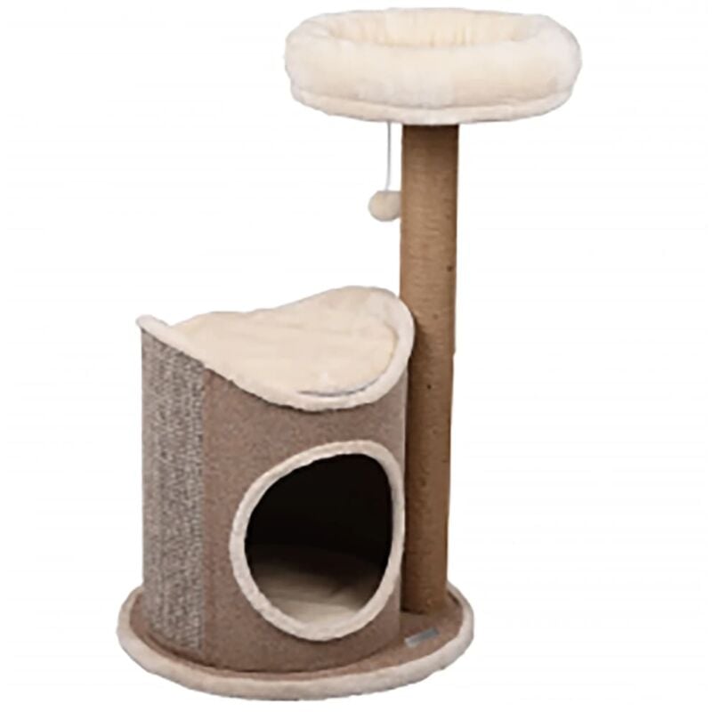 

FLAMINGO Rascador para gatos en forma de barril George - Beige