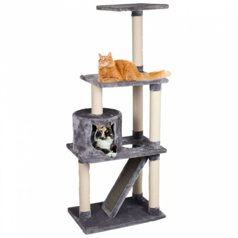 

Árbol para gatos FORZA gris. 60 x 40 x 151,5 cm de altura.