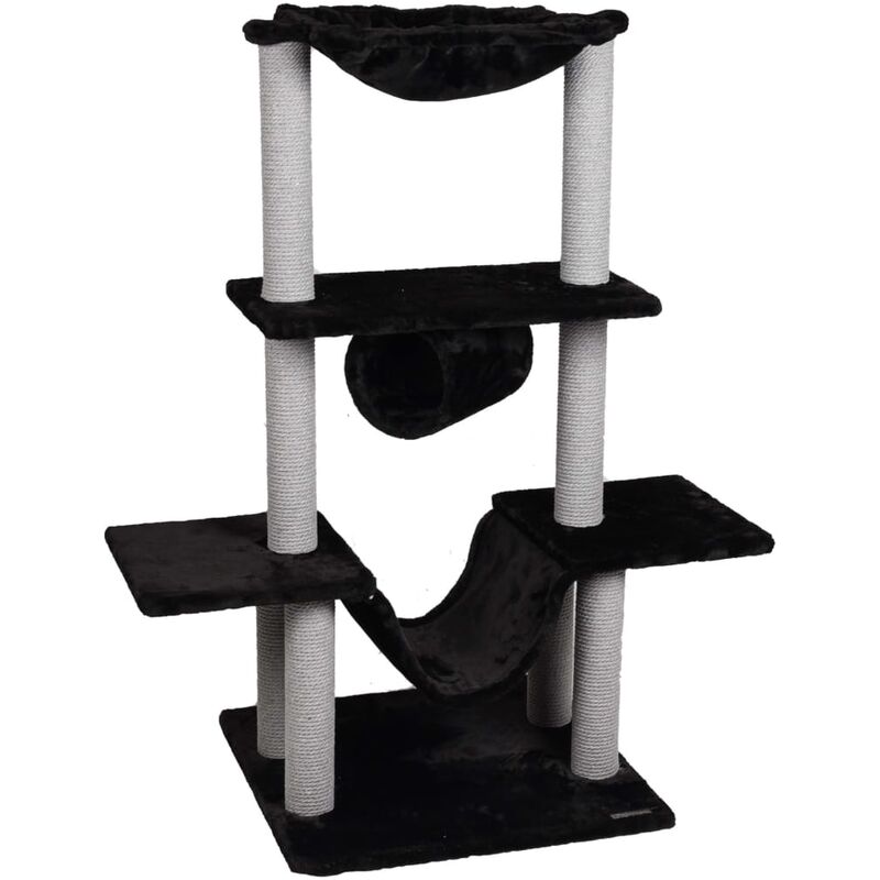 

FLAMINGO Rascador para gatos Hamza negro 60x57x122 cm - Negro