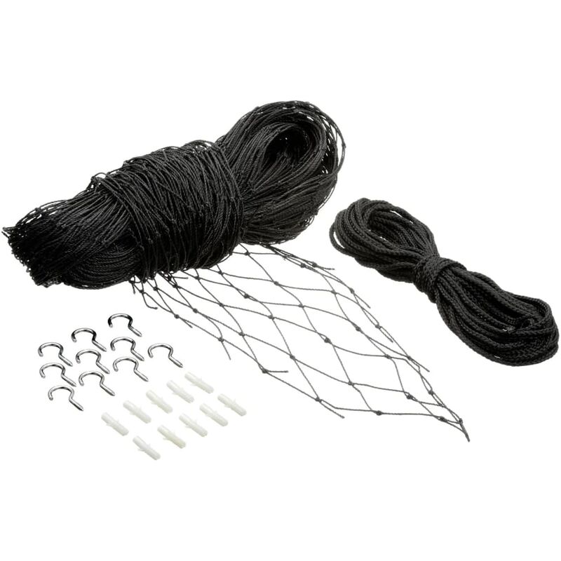 

FLAMINGO Red de seguridad para gatos Sekura 4x2 m M negro
