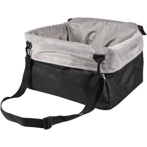 Flamingo Siège Auto Gris et Noir pour Petit Chien