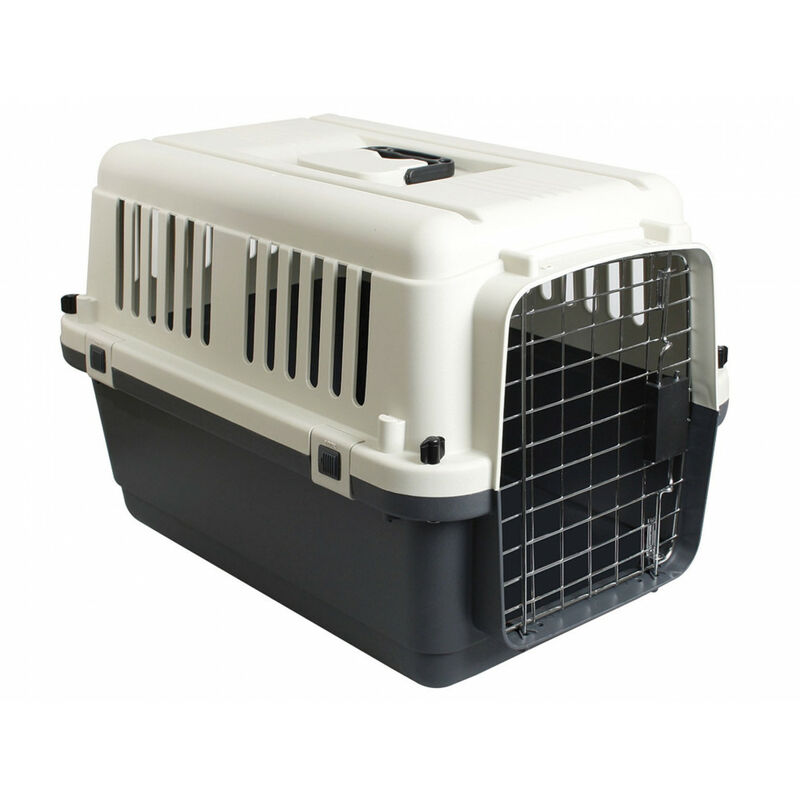 

Transportín para perros, Nomad, gris y negro, tamaño S. 40 x 61 x 41 cm.