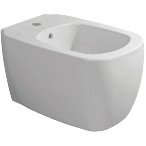 FLAMINIA - MONO' BIDET SOSPESO MONOFORO IN CERAMICA BIANCO MN218