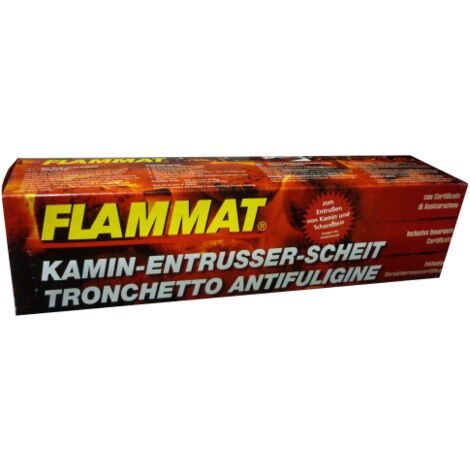 Flammat tronchetto spazzacamino antifuliggine tronco camino fuliggine