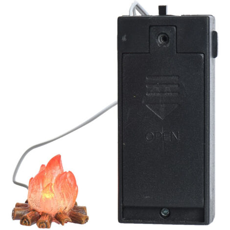 Flamme led pour crèche 2xaa 3x3x3cm