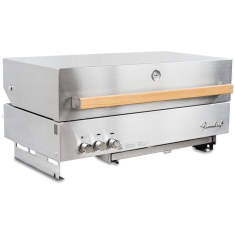 Flammkraft Block D Gasgrill BBQ Einbau 16 kW 75 bis 900°C Hochleistungsgrill