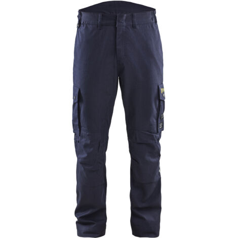 Flammschutz-Arbeitshose inhärent 1417 - Marine XL - FR(48) - SE(C54) - Kurz