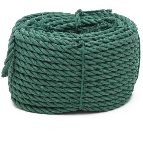 Flandria 20022 Corda in polipropilene, diametro 7 mm x 25 m, verde