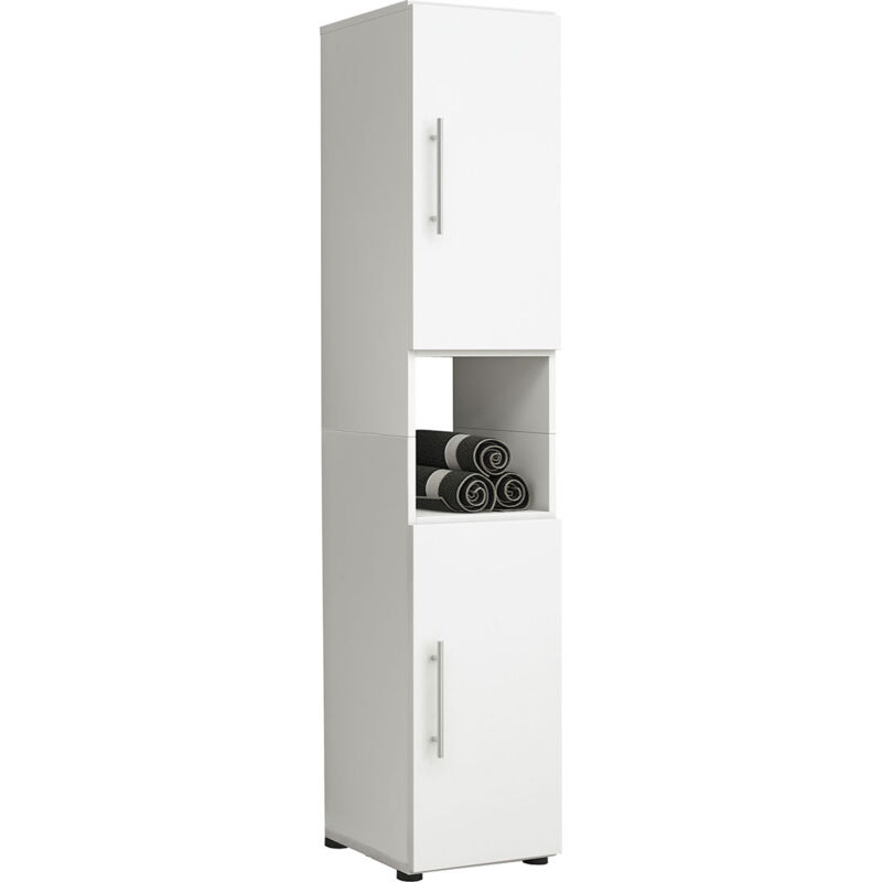Flandu Armoire de toilette haute, blanc.
