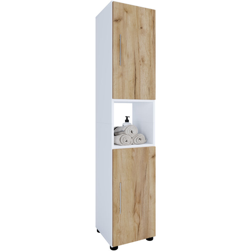 Ebuy24 Badmöbel Badschrank Hochschrank Flandu