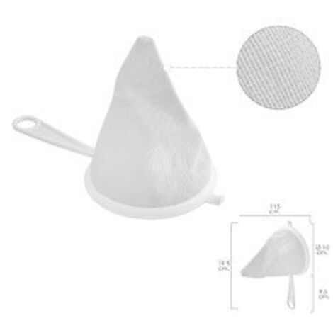 Flanellgewebe Sieb Kunststoffrahmen Ø 10 cm.