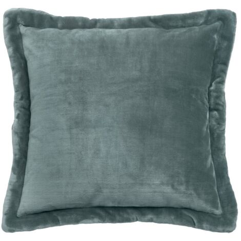Flanellkissen Cuddly blau 53x53cm - Atmosphera créateur d'intérieur